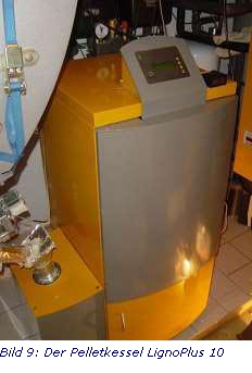 Bild 9: Der Pelletkessel LignoPlus 10